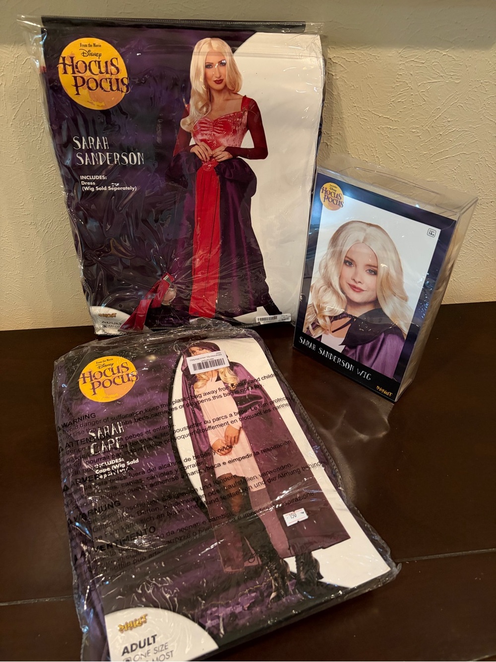 Spirit Hocus Pocus Sarah Sanderson Costume Set - Purple and Red
